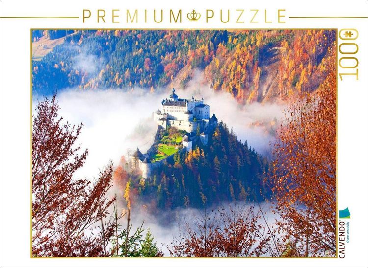 Produktbild: CALVENDO Puzzle Ein Motiv aus dem Kalender Die Festung Hohenwerfen | 1000 Teile Lege-Gr&ouml;&szlig;e 64x48cm Foto-Puzzle f&uuml;r gl&uuml;ckliche Stunden