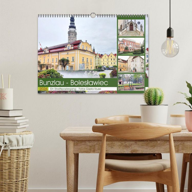 Produktbild: Bunzlau - Boleslawiec - Ein Stadtspaziergang (Wandkalender 2026 DIN A3 quer), CALVENDO Monatskalender