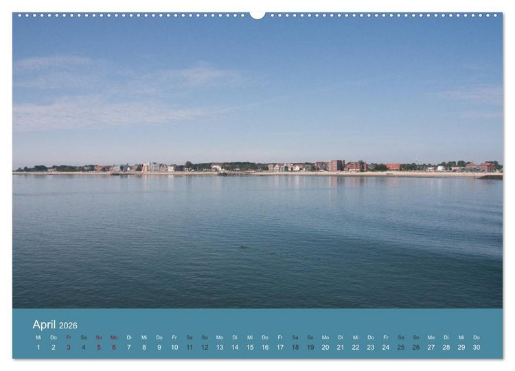 Produktbild: F&ouml;hr 2026. Portr&auml;t einer Insel (Wandkalender 2026 DIN A2 quer), CALVENDO Monatskalender