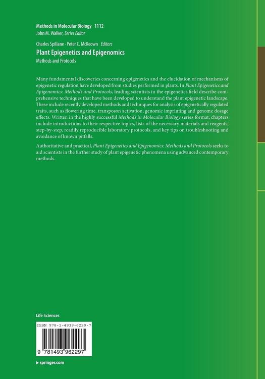 Produktbild: Plant Epigenetics and Epigenomics