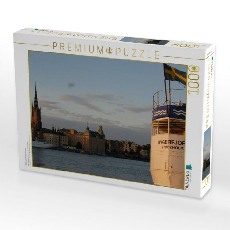 Produktbild: CALVENDO Puzzle Blick nach Riddarholmen | 1000 Teile Lege-Gr&ouml;&szlig;e 64x48cm Foto-Puzzle f&uuml;r gl&uuml;ckliche Stunden