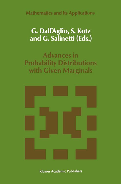 Produktbild: Advances in Probability Distributions with Given Marginals