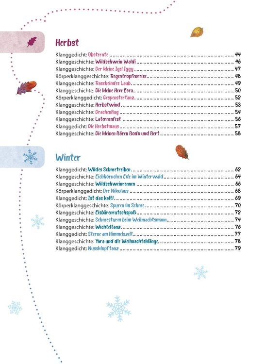 Produktbild: Das Krippen-Jahreszeitenbuch: Klanggeschichten