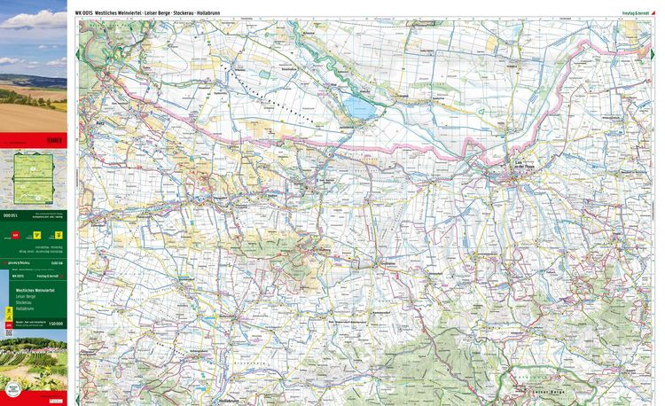 Produktbild: Westliches Weinviertel, Wander + Radkarte 1:50.000