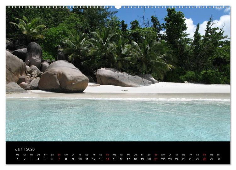 Produktbild: Seychellen (Wandkalender 2026 DIN A2 quer), CALVENDO Monatskalender