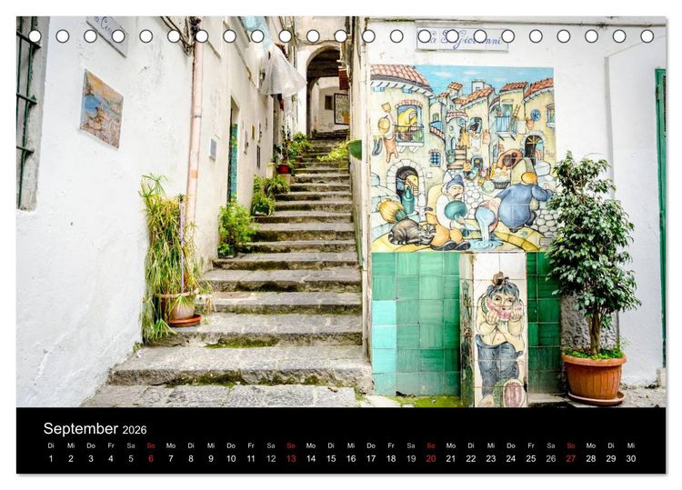 Produktbild: Vietri sul Mare an der Amalfik&uuml;ste (Tischkalender 2026 DIN A5 quer), CALVENDO Monatskalender