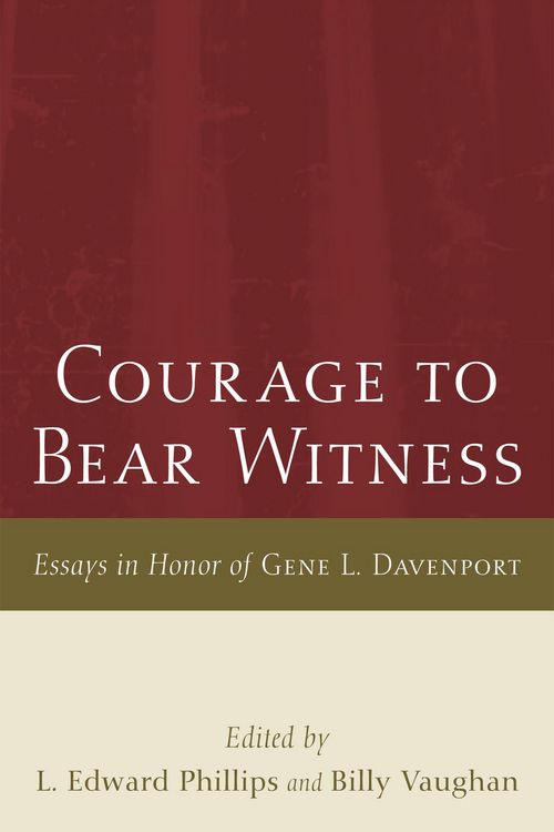 Produktbild: Courage to Bear Witness