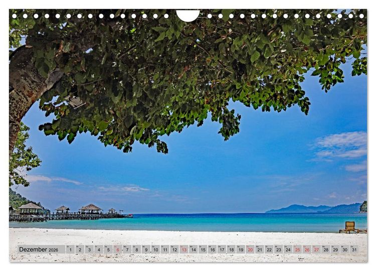 Produktbild: Malaysia-Impressionen (Wandkalender 2026 DIN A4 quer), CALVENDO Monatskalender