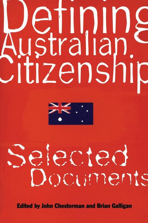 Produktbild: Defining Australian Citizenship
