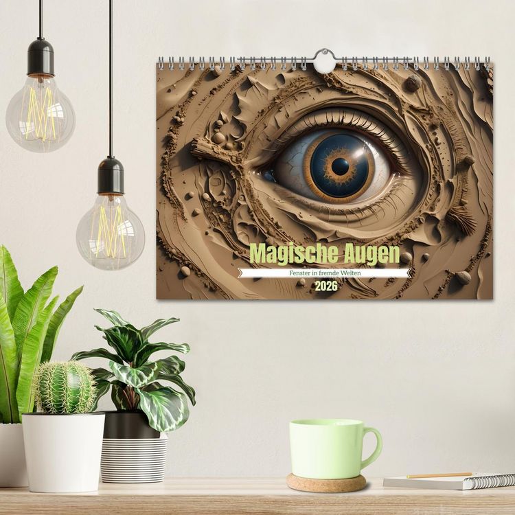 Produktbild: Magische Augen (Wandkalender 2026 DIN A4 quer), CALVENDO Monatskalender