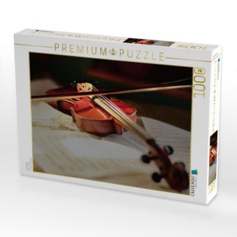 Produktbild: CALVENDO Puzzle eine Violine | 1000 Teile Lege-Gr&ouml;&szlig;e 64x48cm Foto-Puzzle f&uuml;r gl&uuml;ckliche Stunden