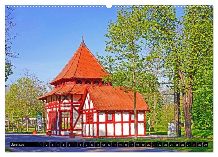 Produktbild: Fr&uuml;hling in Magdeburg (Wandkalender 2026 DIN A2 quer), CALVENDO Monatskalender
