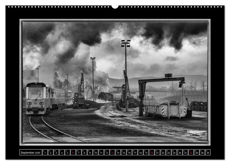 Produktbild: Unter Dampf - Eisenbahnromantik im Harz (Wandkalender 2026 DIN A2 quer), CALVENDO Monatskalender