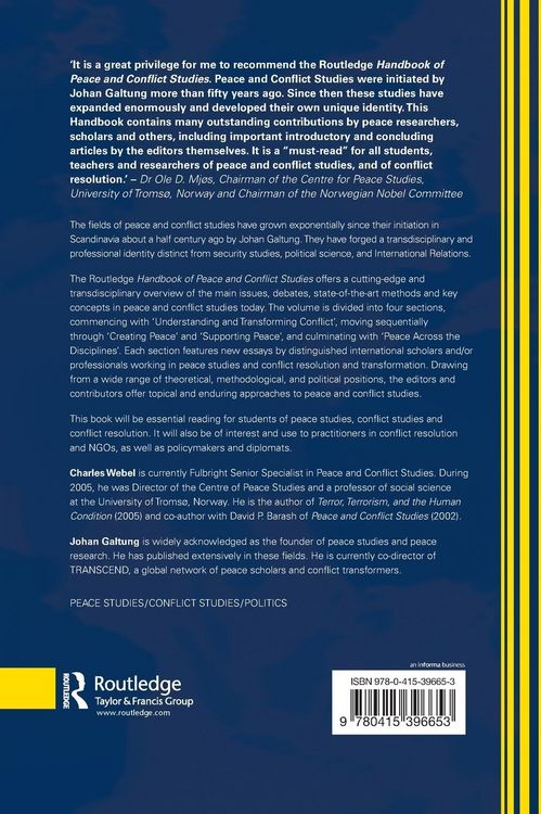 Produktbild: Handbook of Peace and Conflict Studies