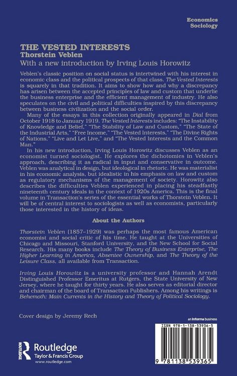 Produktbild: The Vested Interests