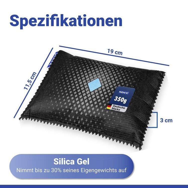 Produktbild: Auto-Entfeuchter 350 g, 3er Set, wiederverwendbar