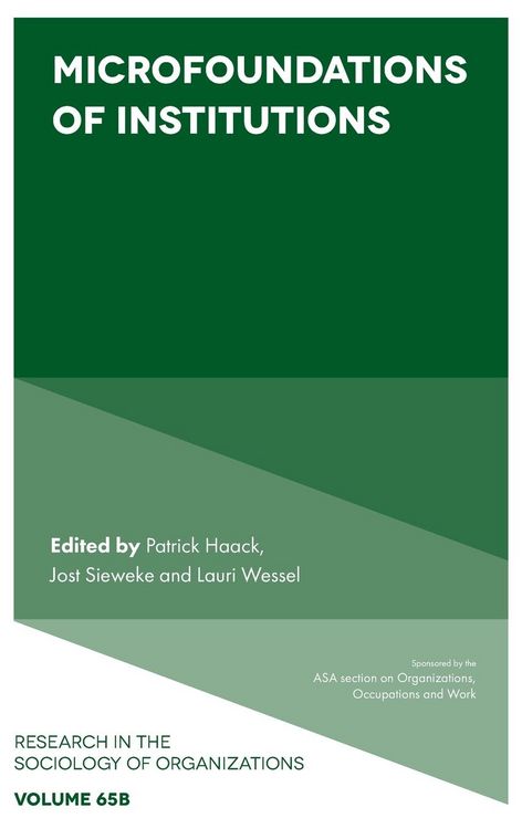 Produktbild: Microfoundations of Institutions