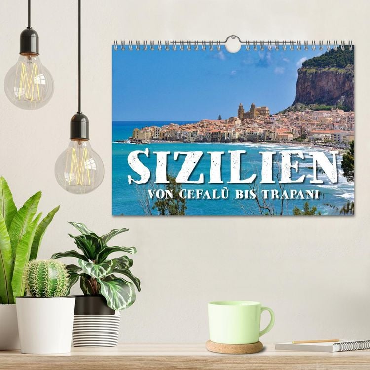 Produktbild: Sizilien &ndash; von Cefal&ugrave; bis Trapani (Wandkalender 2026 DIN A4 quer), CALVENDO Monatskalender