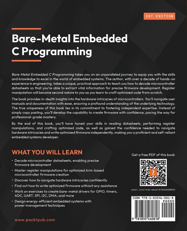 Produktbild: Bare-Metal Embedded C Programming