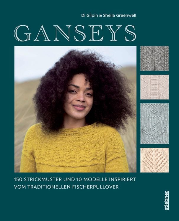 Produktbild: Ganseys. 150 Strickmuster und 10 Modelle inspiriert vom traditionellen Fischerpullover
