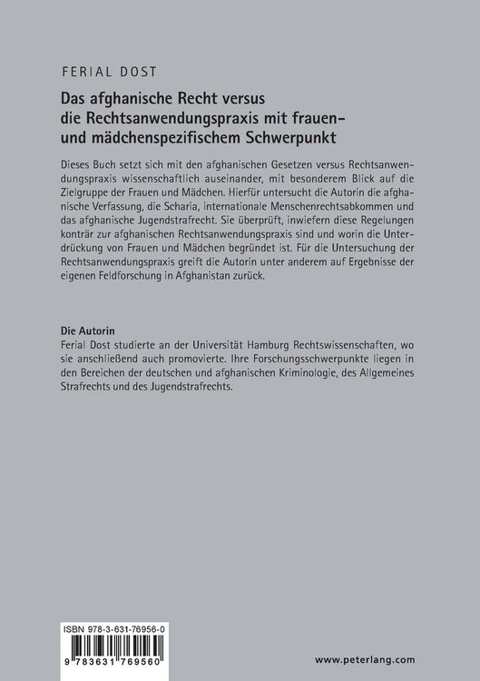 Produktbild: Das afghanische Recht versus die Rechtsanwendungspraxis mit frauen- und m&auml;dchenspezifischem Schwerpunkt