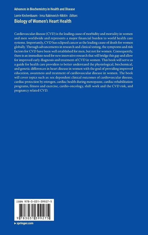 Produktbild: Biology of Women&rsquo;s Heart Health