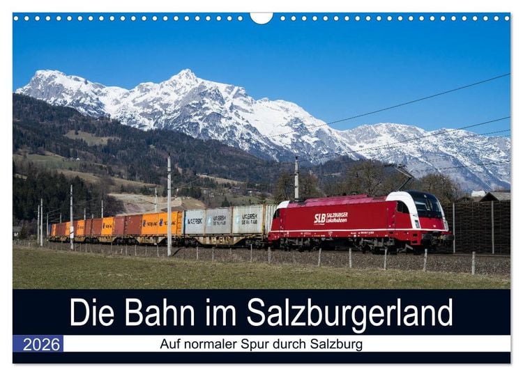 Produktbild: Die Bahn im Salzburgerland (Wandkalender 2026 DIN A3 quer), CALVENDO Monatskalender