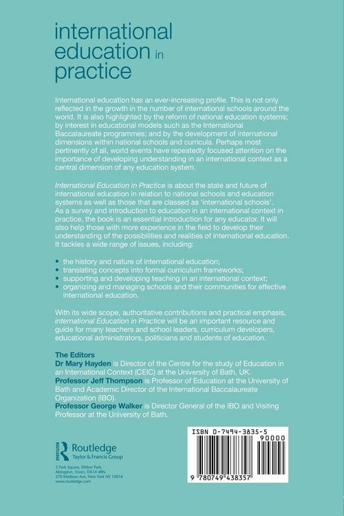 Produktbild: International Education in Practice
