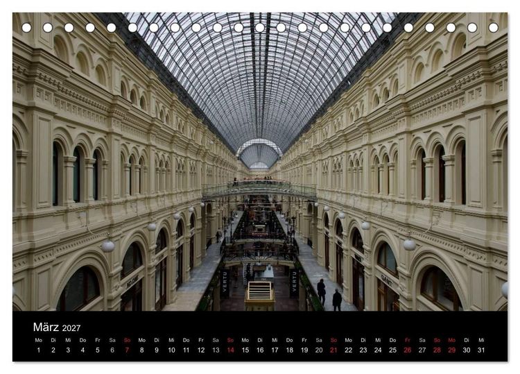 Produktbild: Moskau - Moscow (Tischkalender 2027 DIN A5 quer), CALVENDO Monatskalender