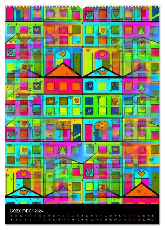 Produktbild: Pop ist auch eine ART von Nico Bielow (hochwertiger Premium Wandkalender 2026 DIN A2 hoch), Kunstdruck in Hochglanz