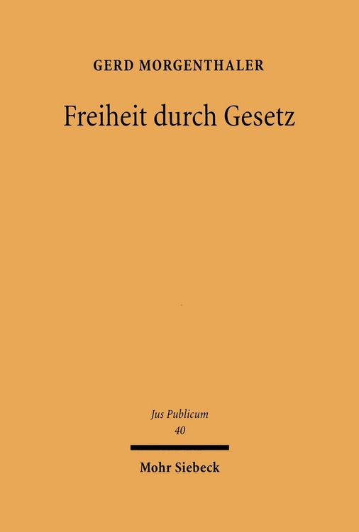 Produktbild: Freiheit durch Gesetz
