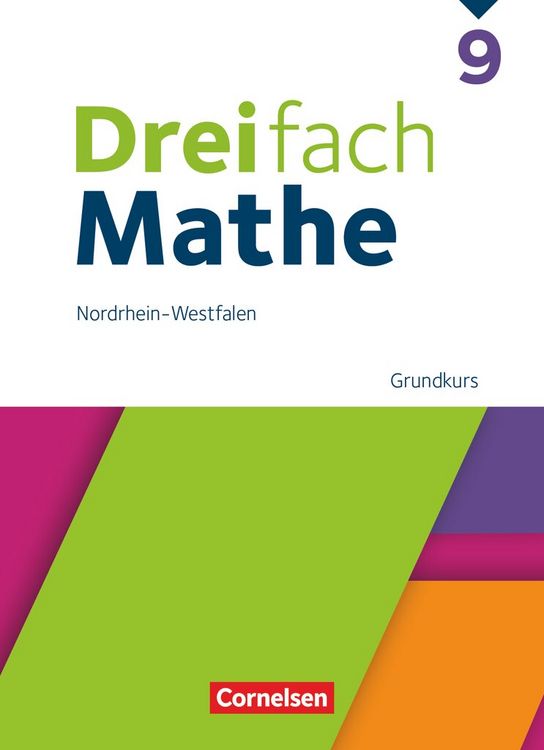 Produktbild: Dreifach Mathe - Nordrhein-Westfalen - Ausgabe 2022 - 9. Schuljahr