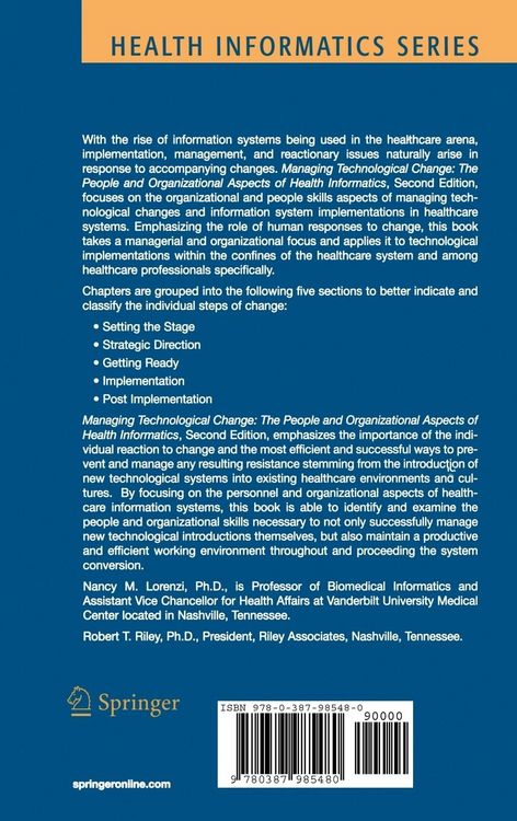 Produktbild: Managing Technological Change