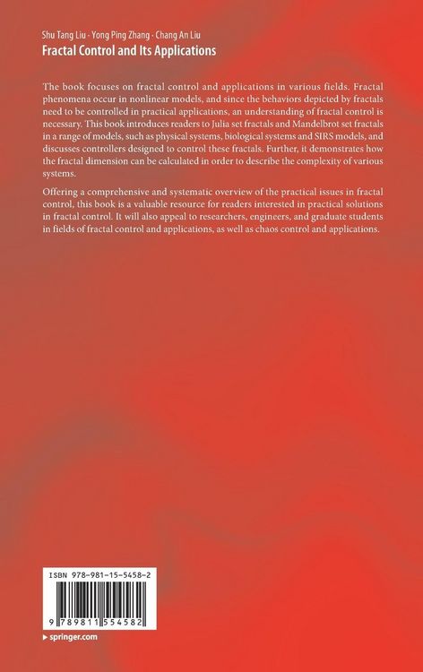 Produktbild: Fractal Control and Its Applications