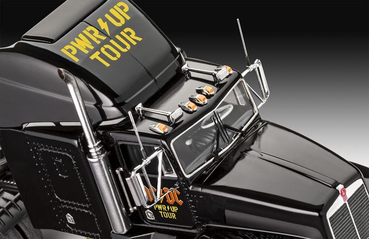 Produktbild: Revell 07731 AC/DC Tour Truck & Trailer &bdquo;Power Up&ldquo; Truckmodell Bausatz 1:32