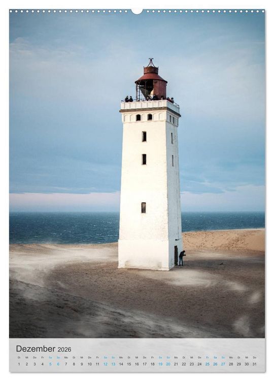 Produktbild: D&auml;nemarks Nordseek&uuml;ste - Vom Ringk&oslash;bing-Fjord bis zur Jammerbucht (Wandkalender 2026 DIN A2 hoch), CALVENDO Monatskalender