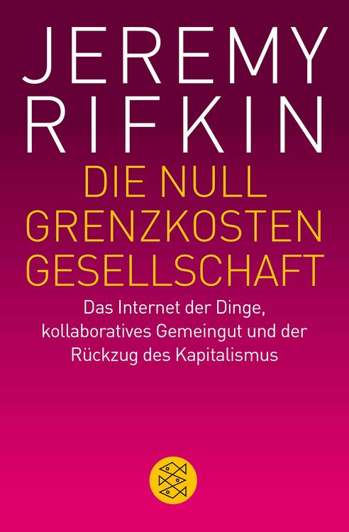 Produktbild: Die Null-Grenzkosten-Gesellschaft