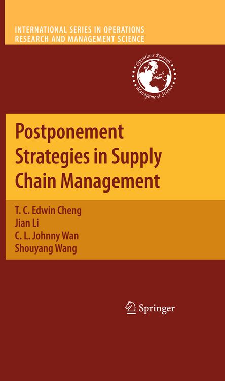 Produktbild: Postponement Strategies in Supply Chain Management