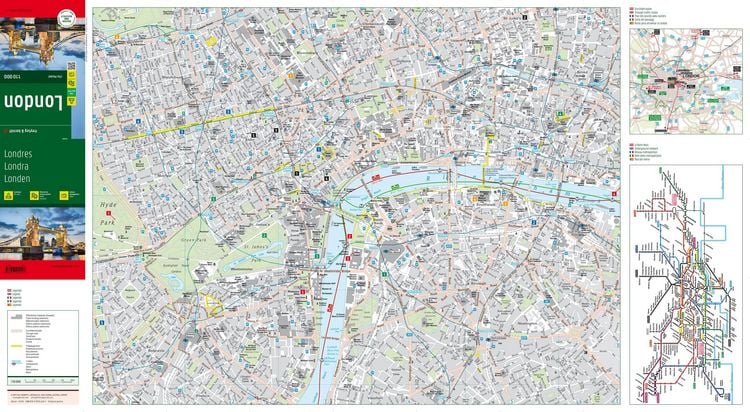Produktbild: Freytag & berndt Innenstadtplan London 1:10.000