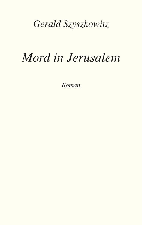 Produktbild: Mord in Jerusalem