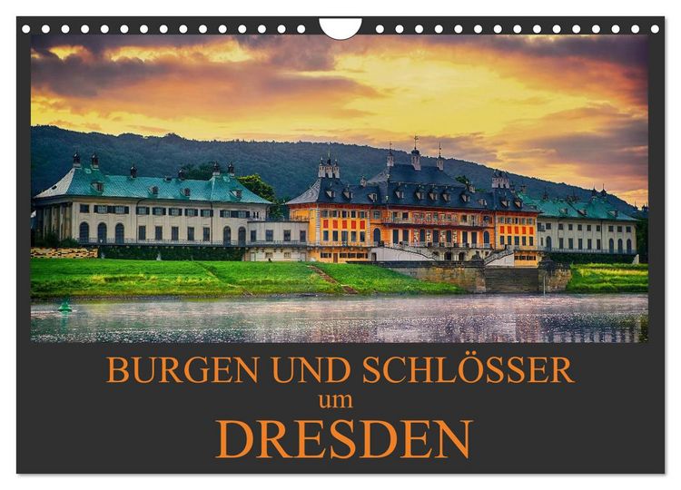 Produktbild: Burgen und Schl&ouml;sser um Dresden (Wandkalender 2026 DIN A4 quer), CALVENDO Monatskalender