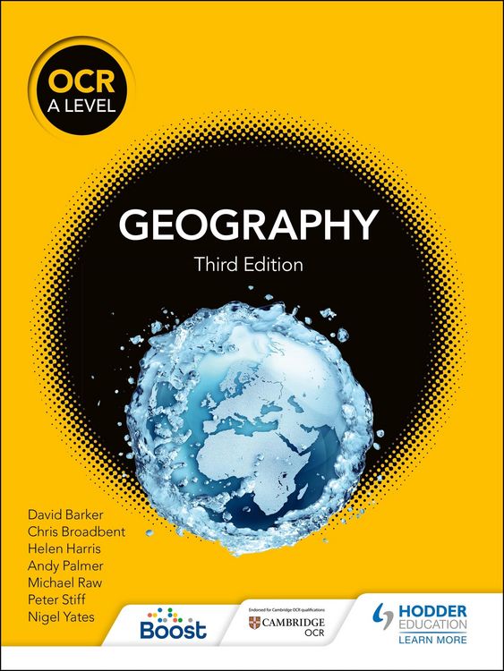 Produktbild: OCR A Level Geography Third Edition