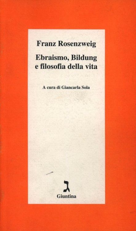 Produktbild: Ebraismo, Bildung e filosofia della vita