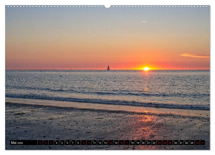 Produktbild: Norderney - von barfuss bis Cocktail (hochwertiger Premium Wandkalender 2026 DIN A2 quer), Kunstdruck in Hochglanz