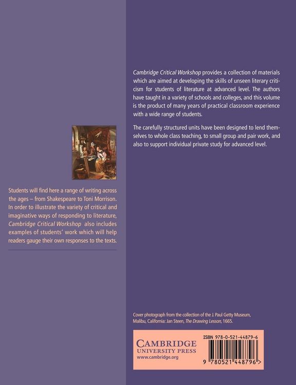 Produktbild: Cambridge Critical Workshop