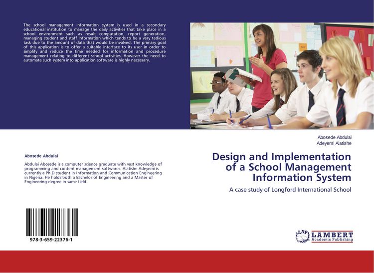 Produktbild: Design and Implementation of a School Management Information System