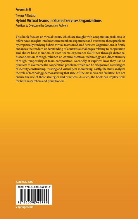 Produktbild: Hybrid Virtual Teams in Shared Services Organizations