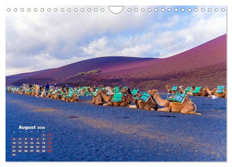 Produktbild: Lanzarote - Land der schwarzen Erde (Wandkalender 2026 DIN A4 quer), CALVENDO Monatskalender