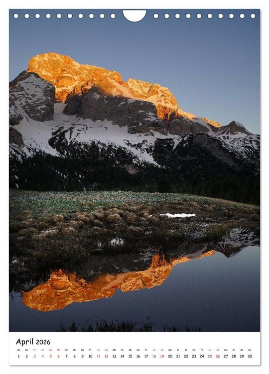 Produktbild: Bergseen S&uuml;dtirols (Wandkalender 2026 DIN A4 hoch), CALVENDO Monatskalender