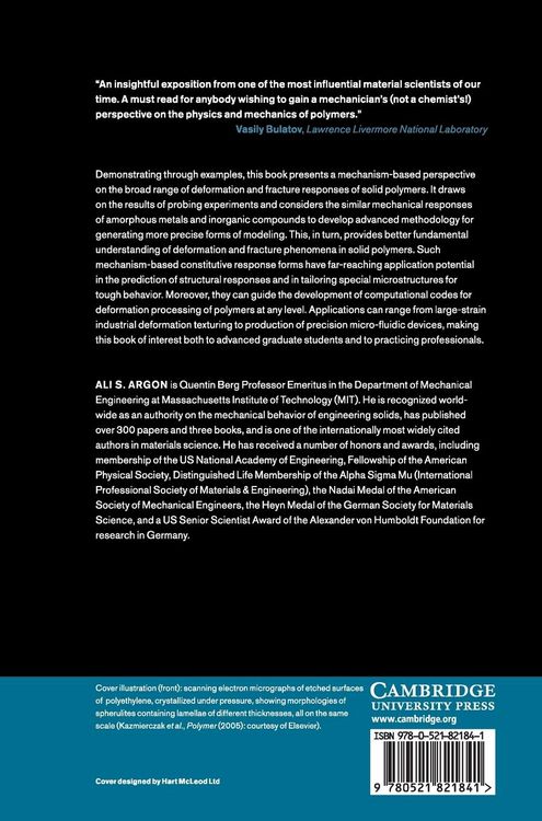 Produktbild: The Physics of Deformation and Fracture of Polymers